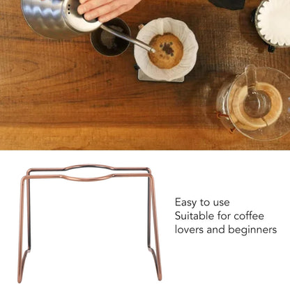 Pour Over Coffee Dripper Stand, Metal Pour Over Coffee Station Coffee Filter Holder Coffee Maker Stand for Coffee Drink Maker