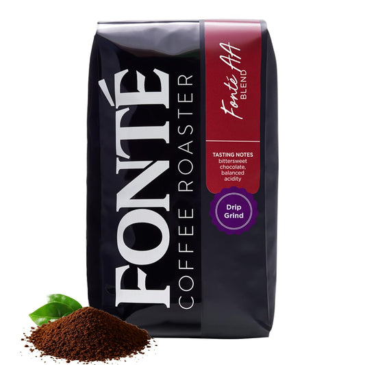 Fonte Coffee Roaster - Drip Coffee - Medium-Dark Fresh Roast - Roasted in Seattle - Single Origin - Bright, Chocolately, Balanced - 12 oz - Fonte AA
