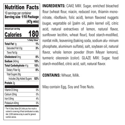 Krusteaz Meyer Lemon Pound Cake Mix (16.5 Ounce (Pack of 4))