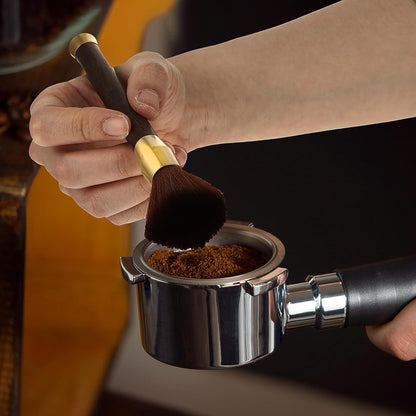 Coffee Cleaning Brush, 16.7x1.58CM Coffee Machine Brush Coffee Accessories Cleaning Brush Barista Brush for Coffee Grinder and Espresso Machine with Vegan Brush Hair