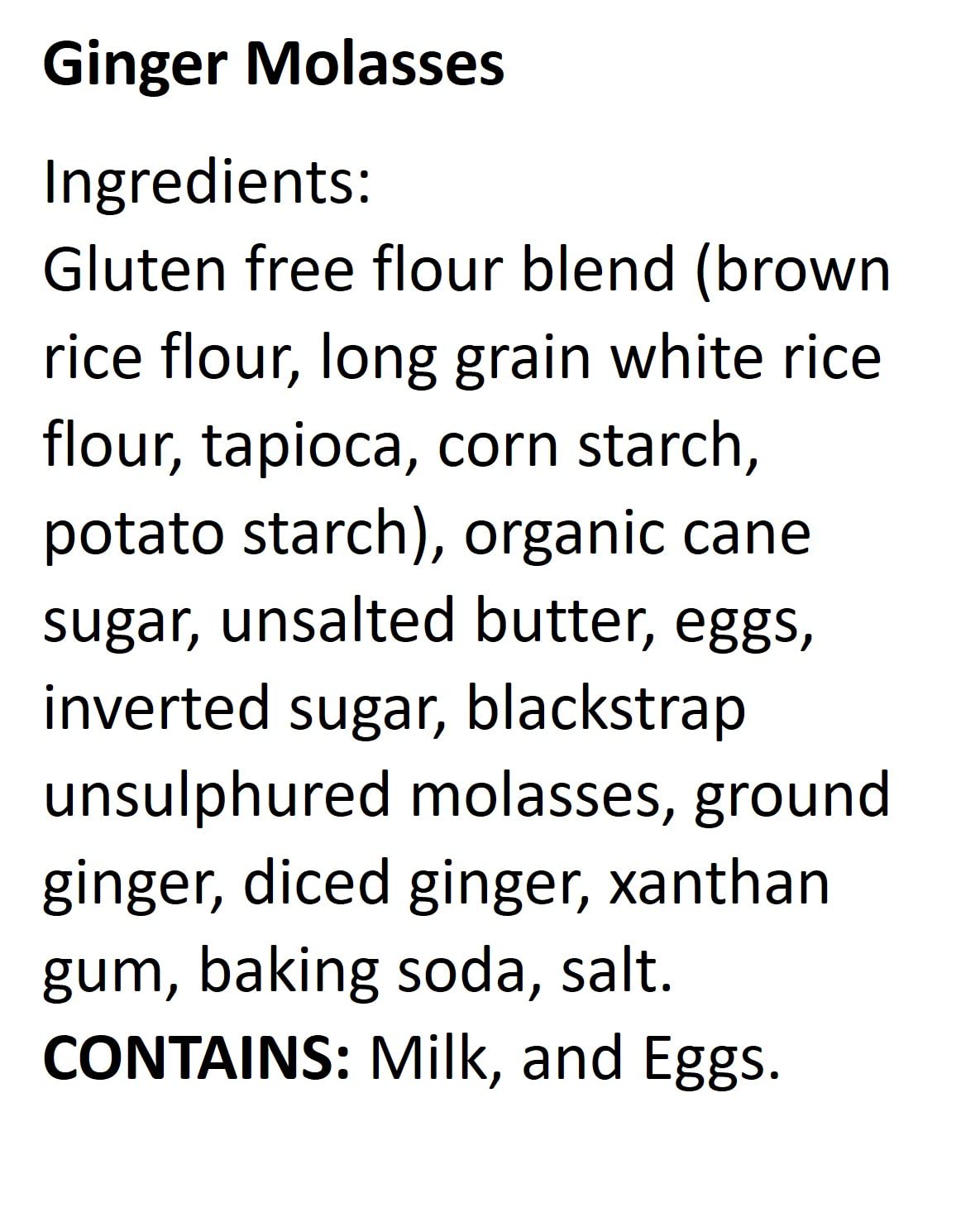 WOW Baking Company Gluten-Free Cookies, Ginger Molasses, 8 Ounce (Pack of 6)