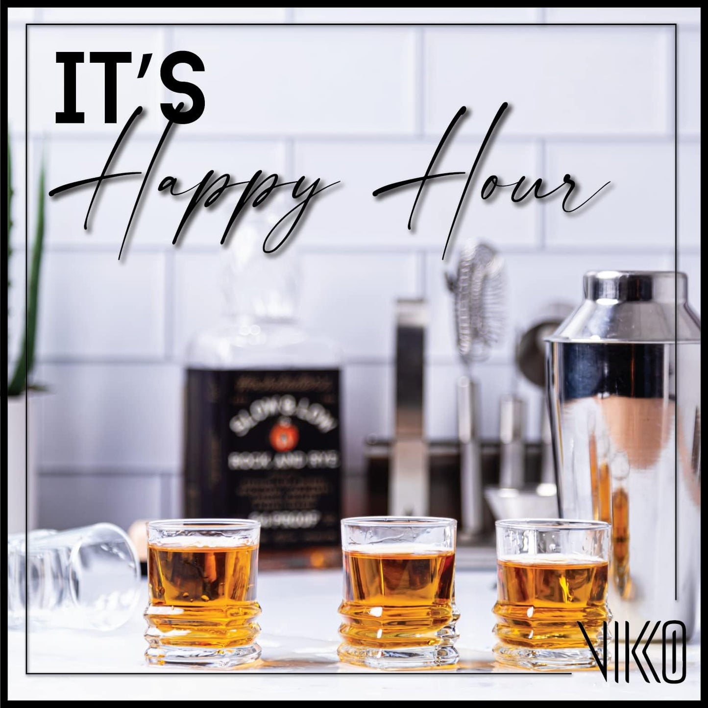 Vikko Shot Glasses, 2.75 Ounce Shot Glass Set of 6 Small Liquor and Spirit Glasses, Durable Tequila Shot Glasses For Alcohol and Espresso Shots