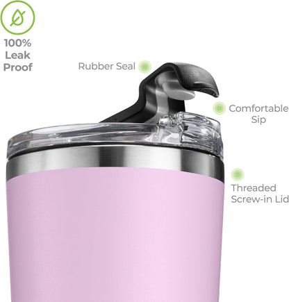 SIPX™ Triple-Insulated Tumblers - 16oz. Premium Modern Tumbler With Lid, insulated Cup Keeps Hot For 6 Hours, Stainless Steel Tumbler Made Of Sustainable Material, Coffee Travel Mug For Home & Office