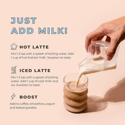 Blume Superfood Latte Nut Nog - Nut and Dairy Free Egg Nog Latte - Vegan, Organic & Gluten Free - 21 Servings100g