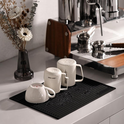 MHW Bomber 450ml/15.2oz Milk Frothing Pitcher - Stainless Steel Espresso Steaming Pitcher - Barista Latte Art Round Spout Milk Jug P6006W