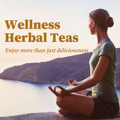 FullChea - Ginger Tea Bags, 50 Teabags, 2g/bag - Premium Ginger Root Tea Bag - Warm & Spicy - Non-GMO - Caffeine-free - Support Digestion & Boost Immunity
