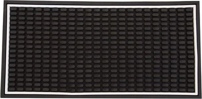 Highball & Chaser Bar Mat 12in x 6in. 1cm Thick Durable and Stylish Bar Mat for Spills, Service Mat for Coffee, Bars, Restaurants CounterTop Dish Drying Mat, Glass Drying Mat (1 pack)