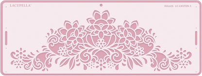 Long Border Cake Stencil, 4" x 12.75" (Belles)