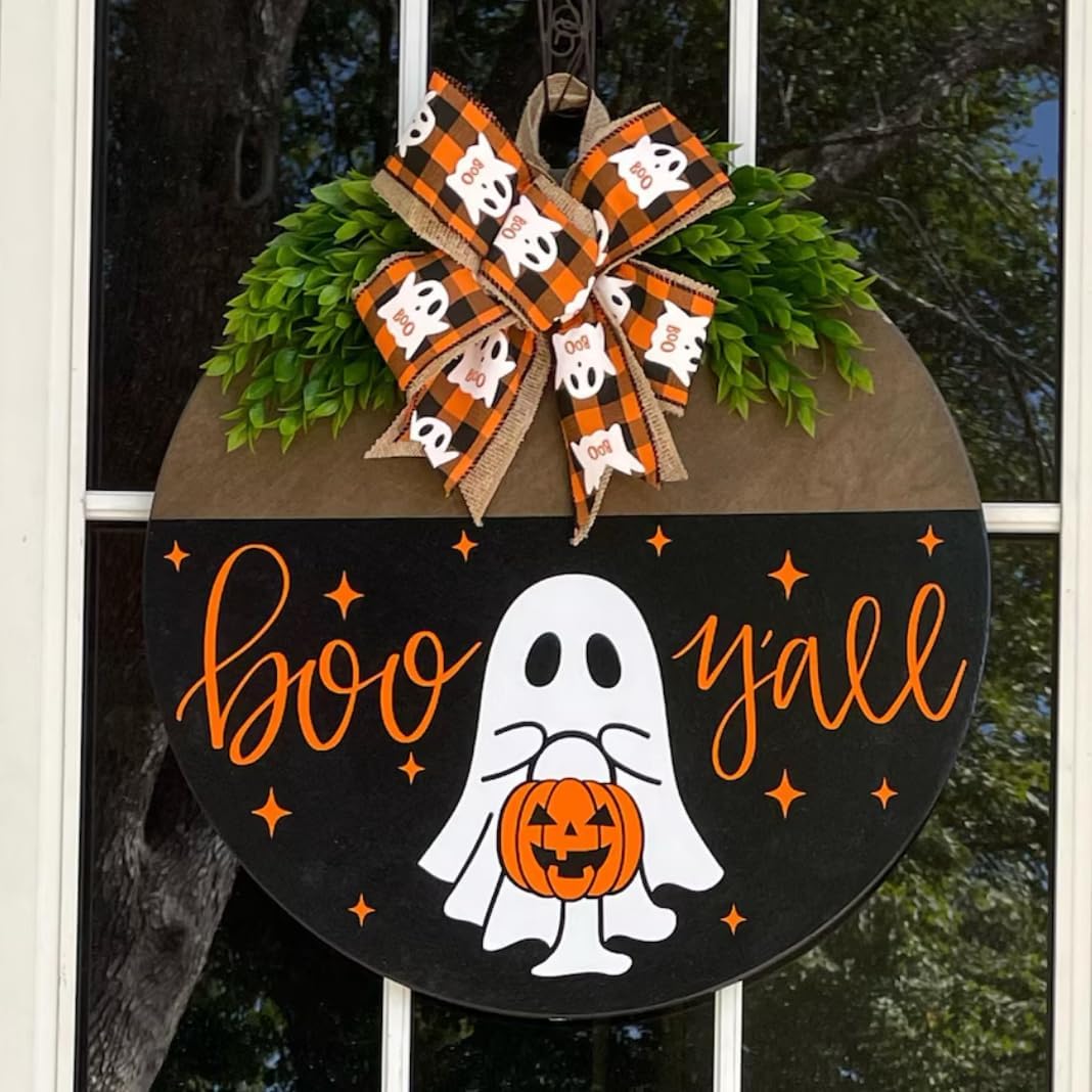 Halloween Stencils for Painting on Wood 14” Halloween Doormat Stencils Boo Hocus Pocus Drawing Templates for Wood Sign Doormats T-Shirt Porch Wreath Decor