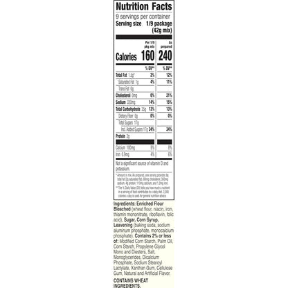 Betty Crocker Favorites Super Moist Vanilla Cake Mix, 13.25 oz (Pack of 12)