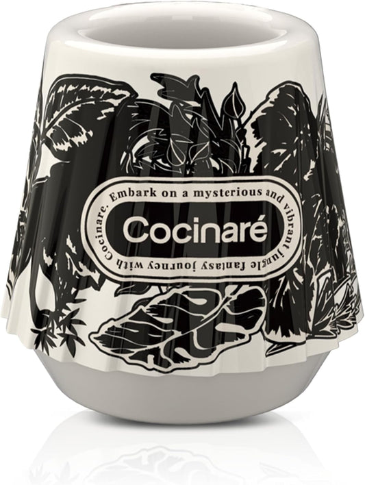 Cocinare KissCup Ceramic Espresso Cup – 2.2oz Demitasse Cup for Espresso, Pour-over coffee & Tea, Jungle, Color-Changing Collection