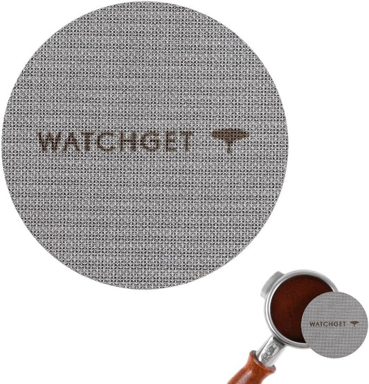 watchget 53mm Espresso Puck Screen Lower Shower Screen 1mm Thickness 150μm Metal Coffee Filter 316 Stainless Steel Reusable Espresso Screen for 54mm Portafilter Filter Basket(53mm(1mm thick))