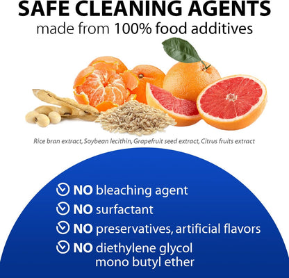 Powerful Cleaning Pods and Capsules Cleaner Kit - for Coffee Machines - Made from 100% Plant-Based 1st Grade Formula - Includes 6 Cleaning Capsules Only Compatible with Pack of 2