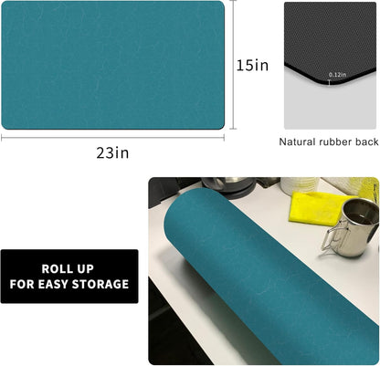 GOLENER Coffee Maker Mat For Countertops,Coffee Bar Decor,Coffee Machine Pads,Absorbent, Washable,Reversible Microfiber Dish Drying Mat For Kitchen accessories,Under Small Appliance Mats