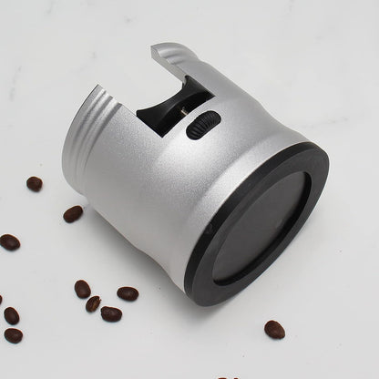 DIBTSA Espresso Tamping Station, Coffee Portafilter Holder, Aluminum Alloy Stand Fit for Most 51mm, 53mm, 54mm and 58mm Portafilter (Round,Silver)