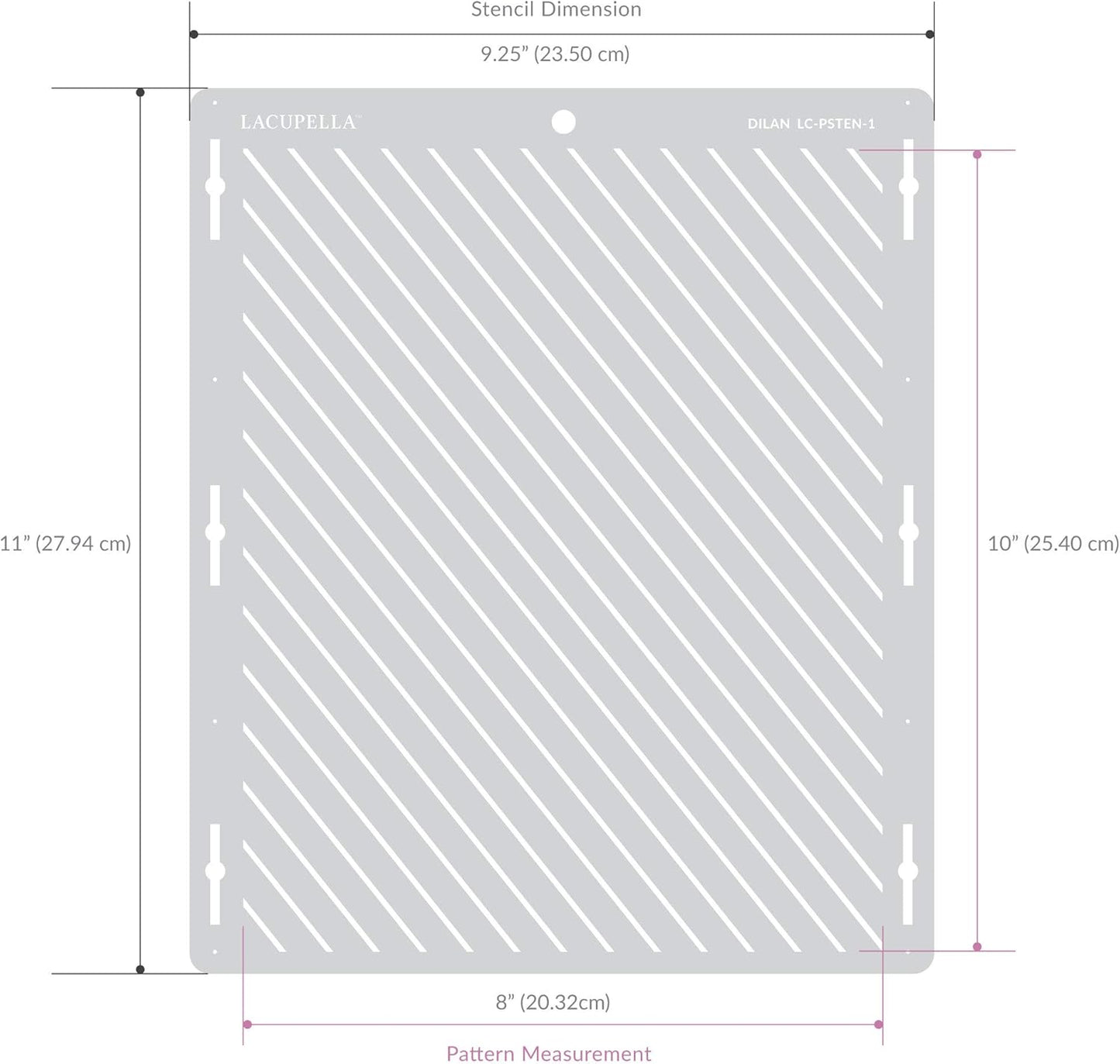 Large Cake and Baking Decorating Stencil (Christa)