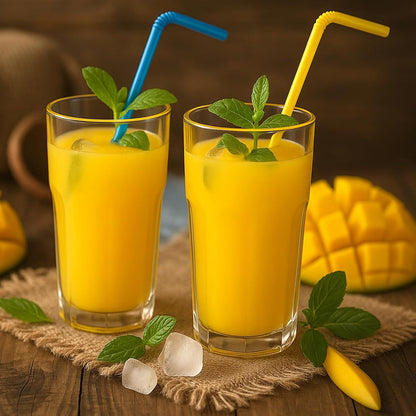 Tomnk 300pcs 10.3 Inches Disposable Flexible Bendy Drinking Straws Plastic Straws