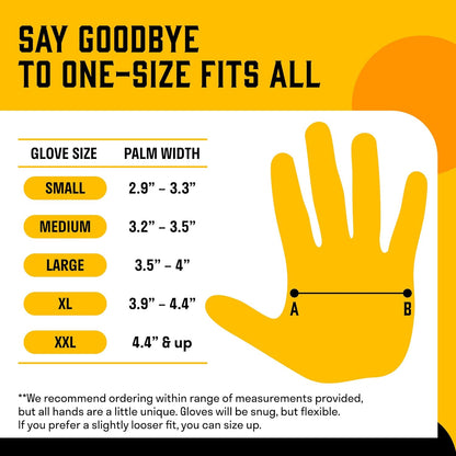 Hey Grill Hey Pitmaster Gloves | BBQ Gloves | Heat Protection up to 500°F or 260°C | High Temp Resistance | Fireproof Glove for Grilling Smoking Barbecue | Washable Mitts | Waterproof | Size - Medium