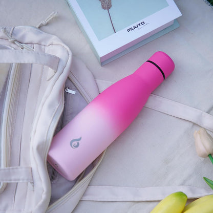 BJPKPK Insulated Water Bottle 17oz Stainless Steel Water Bottles Dishwasher Safe Metal Thermos Keep Cold and Hot,Mist Grey