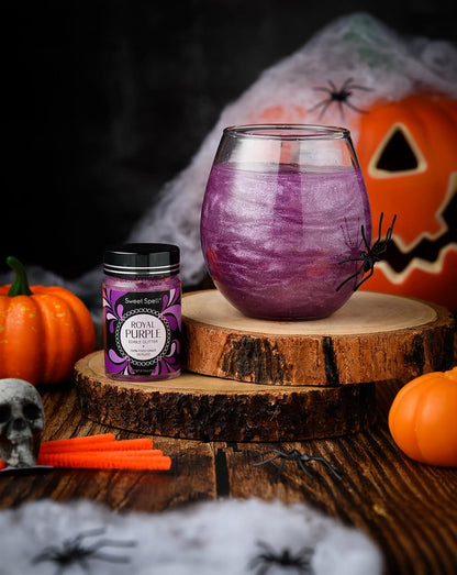 Sweet Spell Edible Glitter (15g) - Shimmer Sparkles for Drinks, Cakes, Cocktails - 100% Edible & Food Grade Glitter, Vegan, Gluten-Free (Purple)