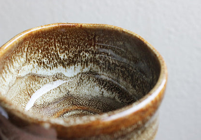 Japanese Traditional Handcrafted Matcha Chawan Tea Bowl Cup Ceremony Tableware Pottery (Ame Yuu)