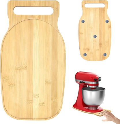 Mixer Slider Compatible with Kitchen aid Bowl Lift 4 .5-5 Qt Stand Mixer Natural Bamboo - Kitchen Countertop Storage Mover Sliding Caddy for Kitchen Aid 4 .5-5 Qt Mixer (Natural)