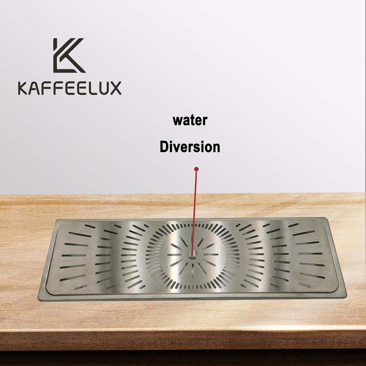 Stainless Steel Drip Tray - Perfect for Homes, Clubs, Bars, Cafes, Restaurants, Hotels, Or Commercial Use - Easy to Clean, No Drainage Required (8.5 * 25.8inch)
