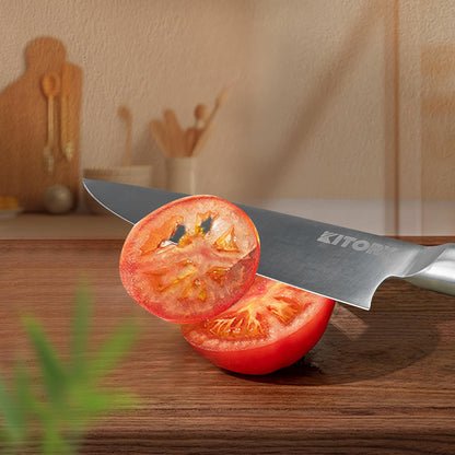 Kitory Chef Knife 8" - Full Tang Pro Kitchen Knife - Forged German High Carbon Steel - Full Tang Pakkawood Handle-Gift Box - Metadrop Series