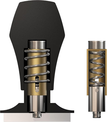 Normcore 51mm Espresso Tamper - Spring-loaded Tamper – Barista Tools - Barista Coffee Tamper with Anodized Aluminum Tamper Stand Holder – Stainless Steel Flat Base