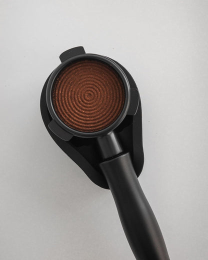 Normcore 53.3mm Espresso Coffee Tamper - Titanium Ripple Plating Base - Spring Loaded Tamper - 15lb / 25lb / 30lbs Replacement Springs - Anodized Aluminum Handle and Stand