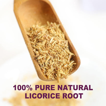 TEARELAE - Licorice Root Tea - 2g x 50 Count - 100% Pure Natural Licorice Root Herbal Tea Bag - Delightfully Sweet Flavor - Promote Respiratory Health - Caffeine-free - Non-GMO