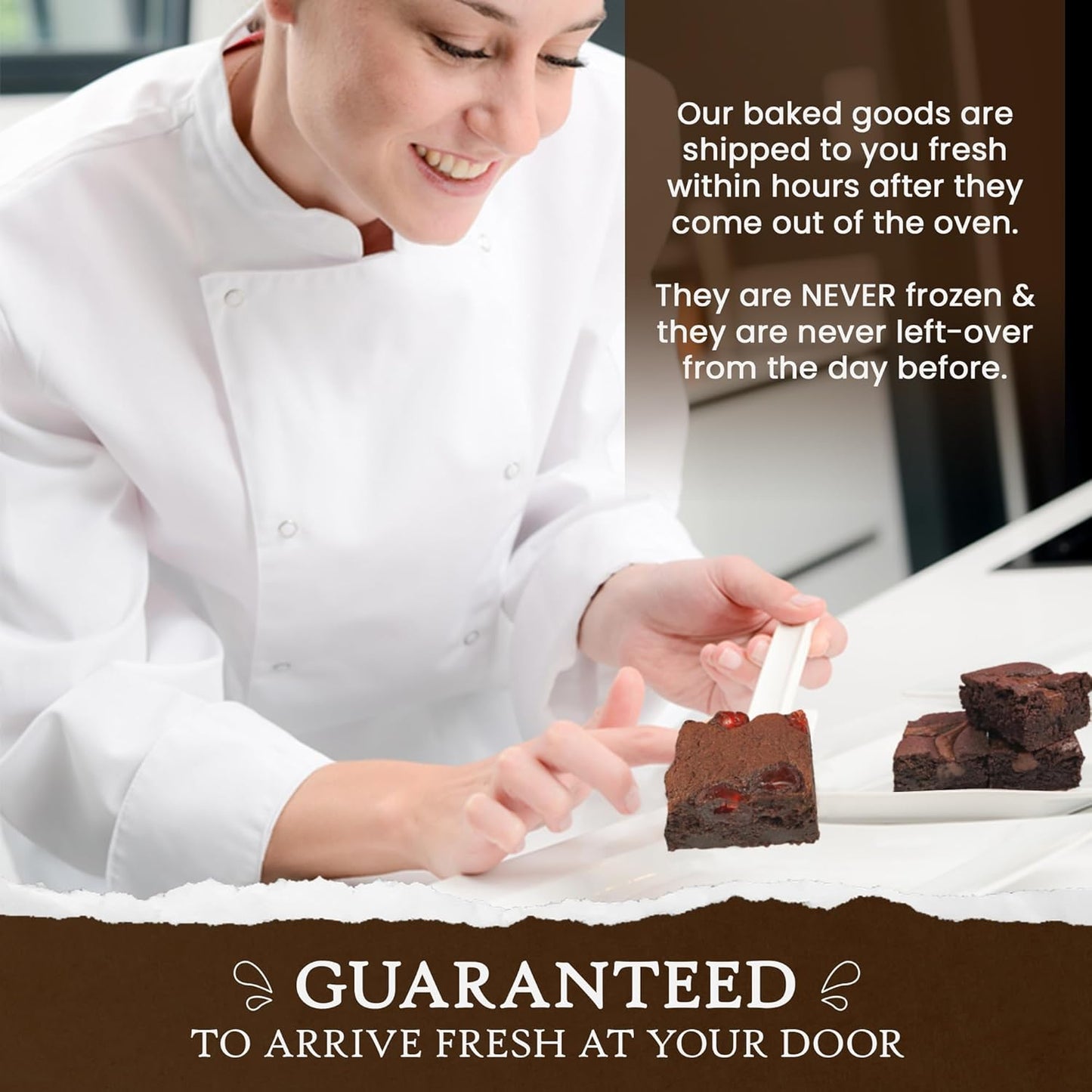 Ruth’s Gourmet Brookie (Brownie + Cookie) 4 Dozen – Gourmet Baked Treats | Delicious Gift with The Finest Ingredients | Guaranteed to Arrive Fresh