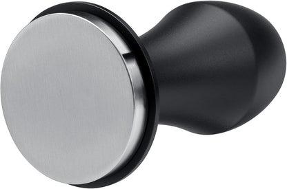 Normcore 51.5mm Coffee Tamper V4.1 with Click Sound Feedback, Spring Loaded Tamper With Stainless Steel Flat Base, Compatible with La Pavoni lever machine, Black
