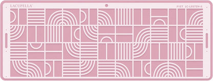 Long Border Cake Stencil, 4" x 12.75" (PIET)