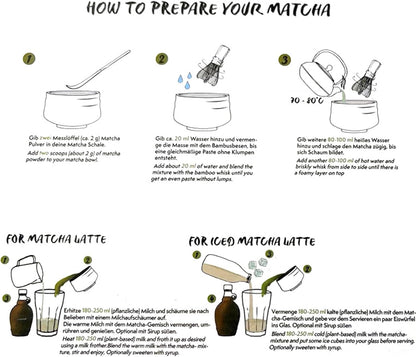 Matcha Whisk Set White, Ceramic Matcha Bowl Set with Bamboo Whisk, Holder, Scoop, Rest, Sifter and Towel – Complete 7 PCS Japanese Matcha Kit, Authentic Traditional Matcha Preparation Set