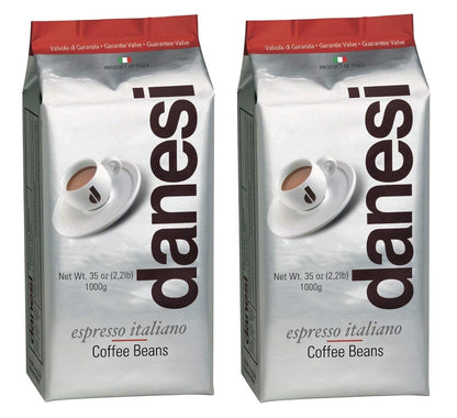 Danesi Caffe Italian Whole Coffee Beans - Espresso Coffee Beans and Medium Roast Whole Bean - Classic (4.4 lb)