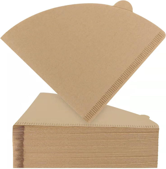 Coffee Filters, Size 02 Unbleached Cone Filters, 200 Count Disposable Natural Paper Filters 2-4 Cup, 02 Cone For Pour Over and Drip Coffee Maker