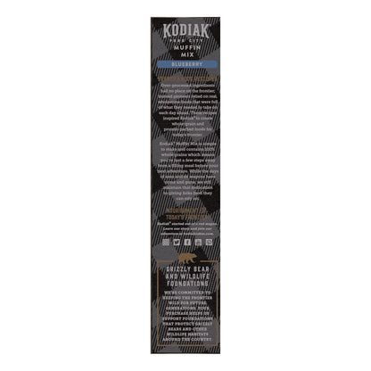 Kodiak Cakes Muffin Mix, Blueberry, 14 Ounce, Pack of 6
