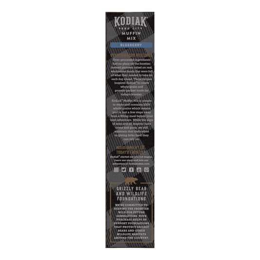 Kodiak Cakes Muffin Mix, Blueberry, 14 Ounce, Pack of 6
