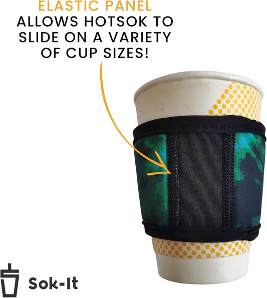 Sok It HotSok Coffee & Tea Reusable Insulated Neoprene Cup Sleeve (Tartan Royale)