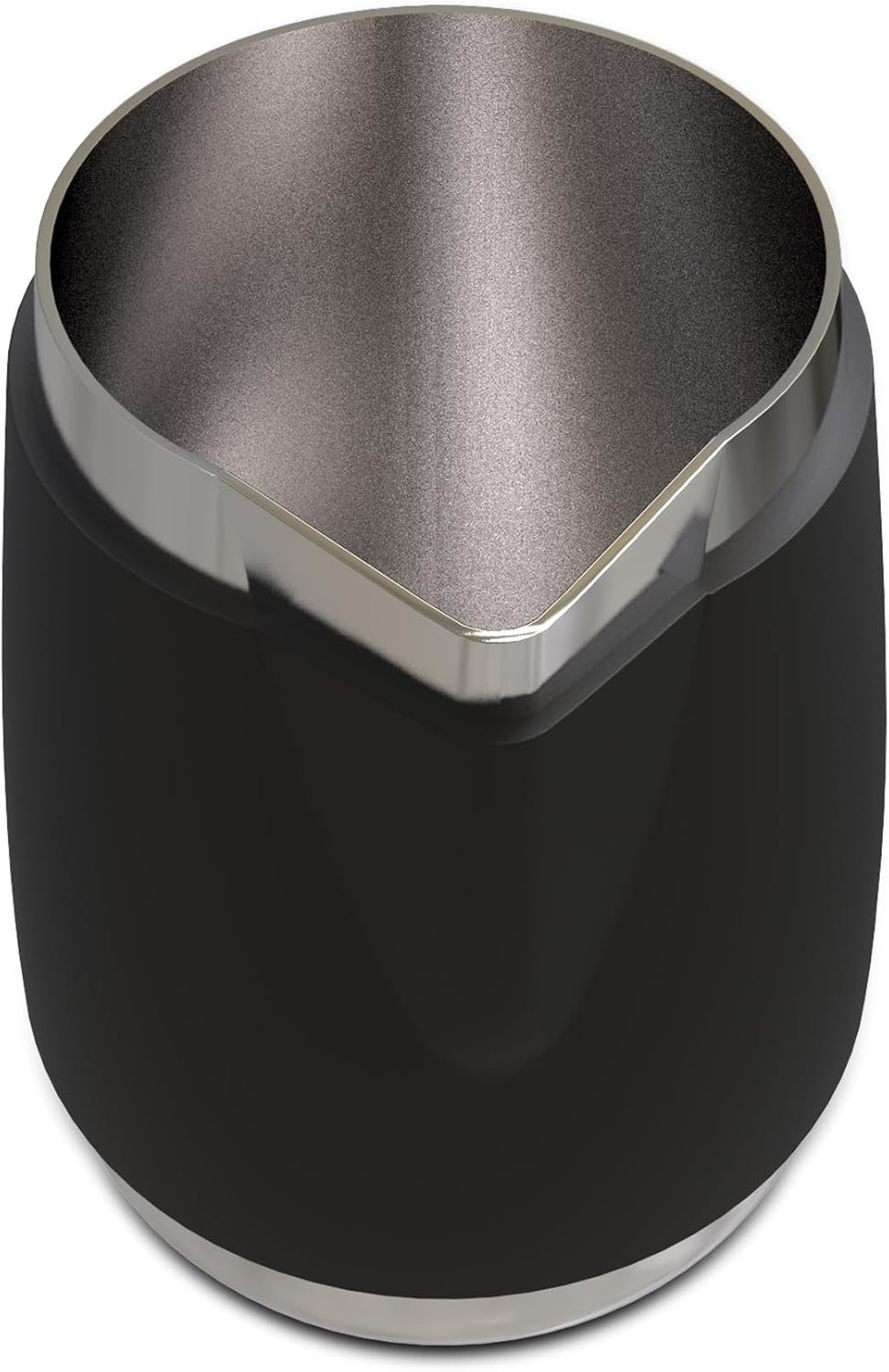 Rattleware 20 Oz Handle Free Latte Art Pitcher Stainless Steel with Rubber Grip Durable Heat Resistant Milk Frothing Pitcher for Baristas Home Cafes and Coffee Shops