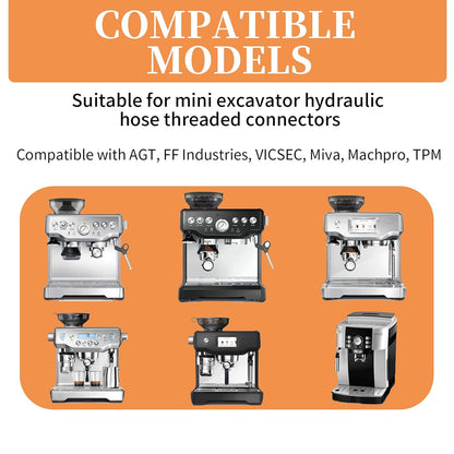 Felt Washer Replacement Compatible with Breville Espresso Machine Grinders,10 Pcs in a Pack Burr Coffee Grinder, Made of Wool, Strong Density and Durability