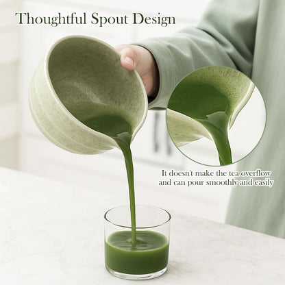 Matcha Set, 8 PCS Japanese Matcha Bowl Set with Whisk and Tea Scoop - Traditional Matcha Kit for Authentic Matcha Preparation, Perfect for Gift
