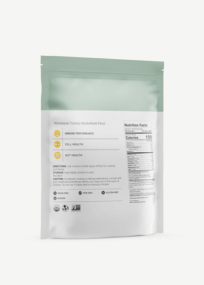 Big Bold Health Himalayan Tartary Buckwheat (HTB) Super Nutrition, Gluten-Free Flour Alternative for Baking. Certified Organic, Non-GMO, and Kosher