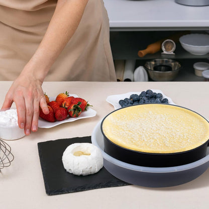 Springform Pans, Cheesecake Pan Protector, Springform Pans Accessories,Prevent Water From Entering the Cake Plate, Compatible With 10 -inch Round Cake Plates