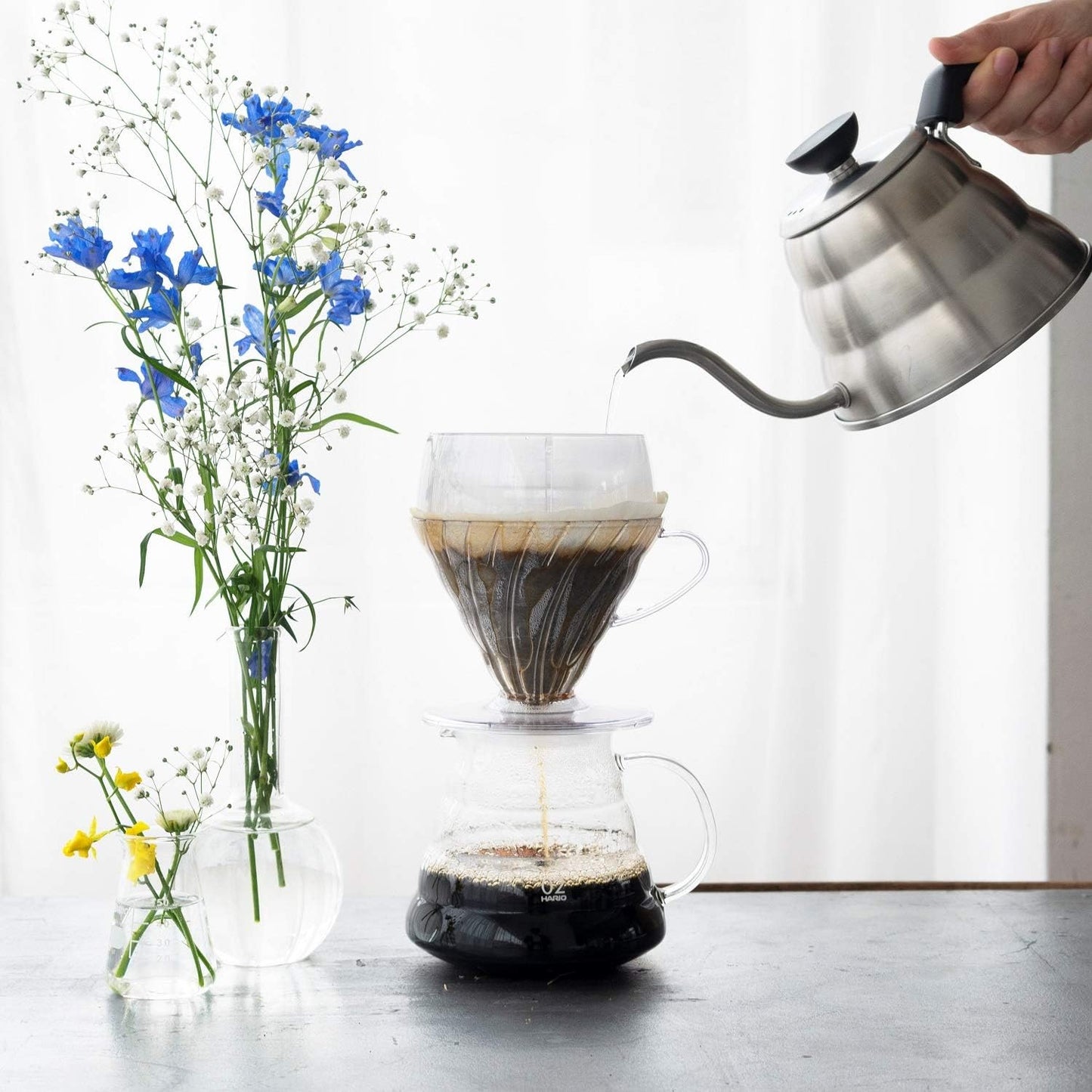 Hario V60 Drip-Assist Set, Size 02, Clear