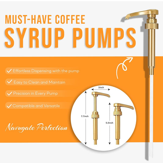 Jimoco® Syrup Pump Dispenser + Torani® Salted Honey Butter Syrup, 25.4 oz - Coffee Syrup Pump & Flavoring Bundle