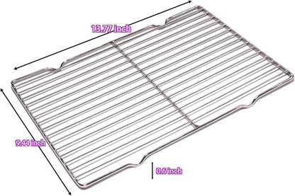 2Pcs Stainless Steel Cooling Racks, Cooling Racks for Cooking and Baking, Cookie Cooling Rack, Oven Cooling Racks for Cooking