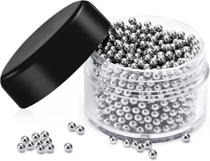 1000 PCS Decanter Cleaning Beads, 304 Stainless Steel Cleaning Balls for Glassware, Reusable Cleaning Beads for Wine Decanters Water Bottle Carafe and Vase