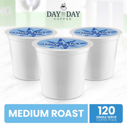 Day To Day 120-Count Breakfast Blend Medium Roast Single Serve Coffee Pods for K-Cup Keurig Brewers